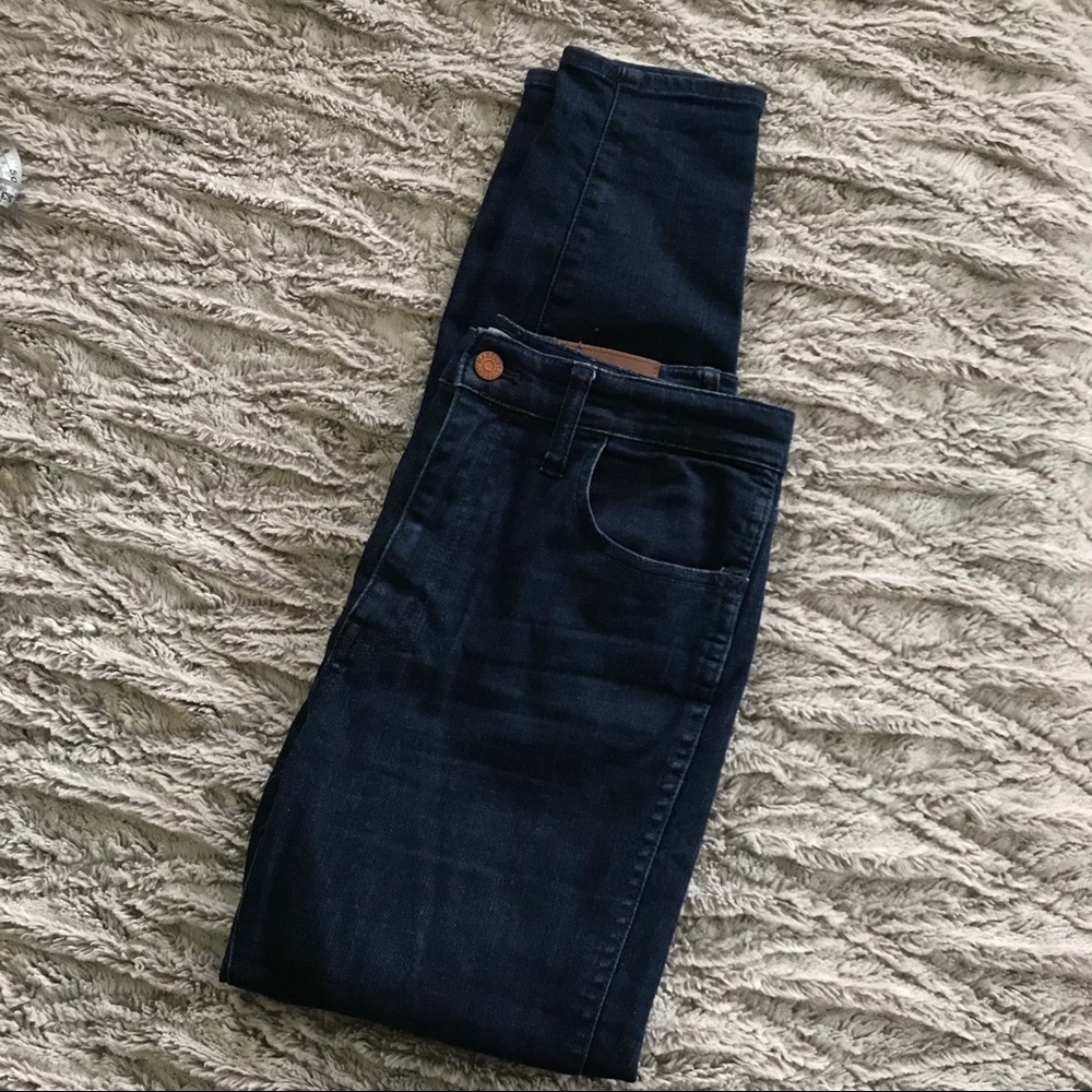 madewell 10" high riser skinny skinny jeans